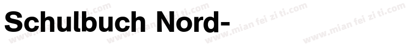 Schulbuch Nord字体转换